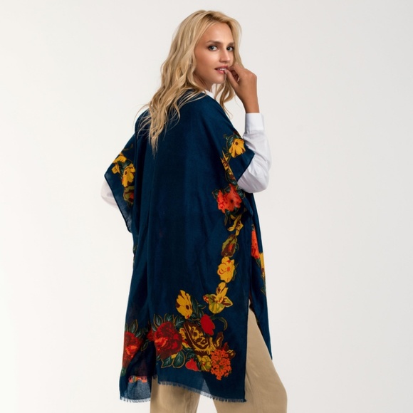ONE BLESSED NANA Tops - NW **BOUTIQUE**   Beautiful KIMONO   OSF ALL 0-3X